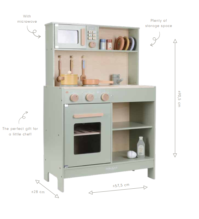 Little Dutch puidust mänguköök, Mint