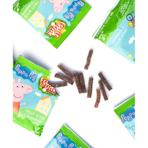 Fruitfunk ilma lisatud suhkruta naturaalsed puuviljasnäkid Peppa Pig Multibag 10x10g