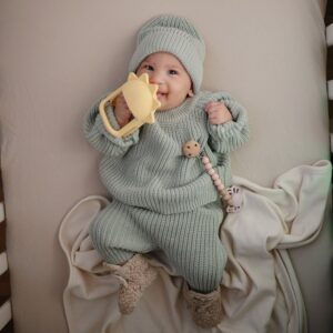 Mushie närimisrõngas No-Drop Sunshine