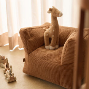 Jollein laste pehme tugitool - Velvet Caramel