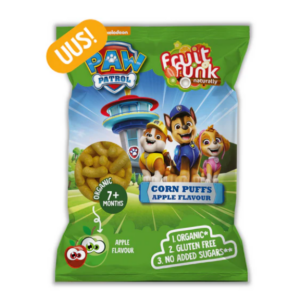 Fruitfunk PAW PATROL mahedad õunamaitselised maisipulgad 50g