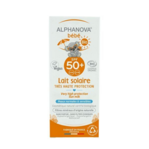 ALPHANOVA SUN SPF50 looduslik, lõhnatu ja veekindel päikesekreem beebidele 0+ elukuud, 50 ml