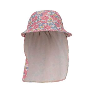 Konges Slojd UPF50+ kaitsega rannamüts Manuca frill, Rose Anglaise