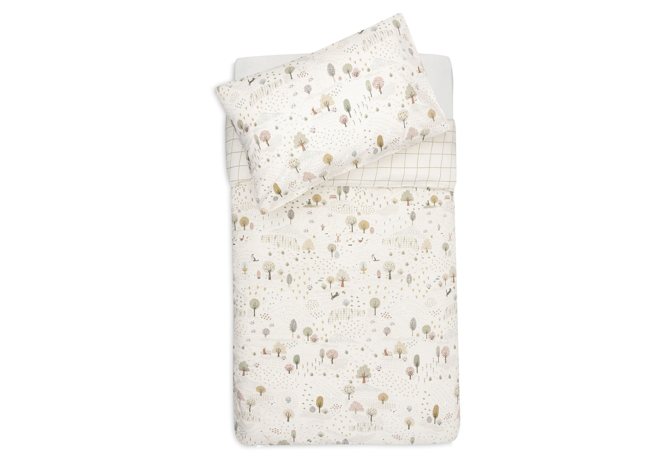 Jollein laste voodipesu komplekt 100x140 cm, Tiny Park