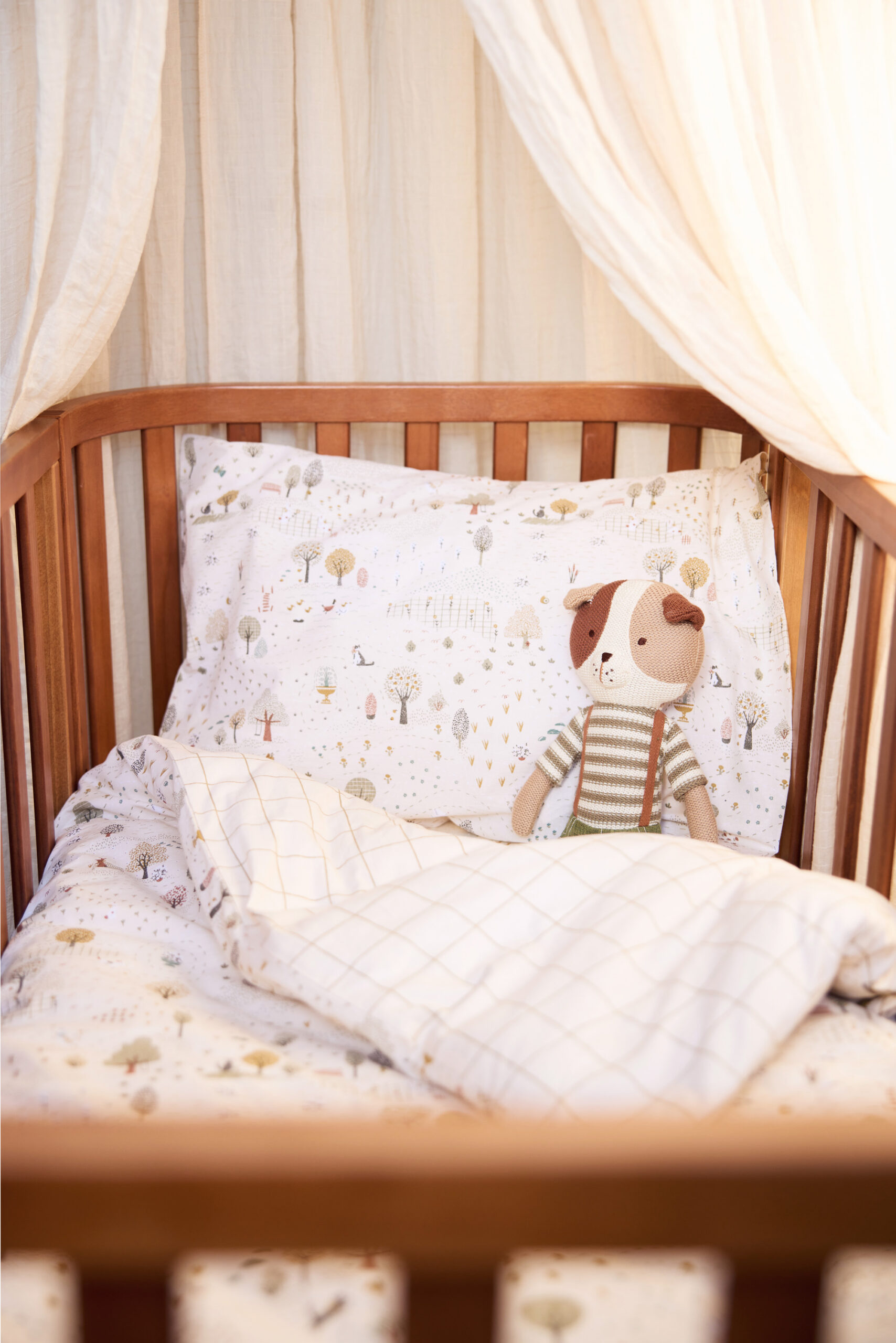 Jollein laste voodipesu komplekt 100x140 cm, Tiny Park