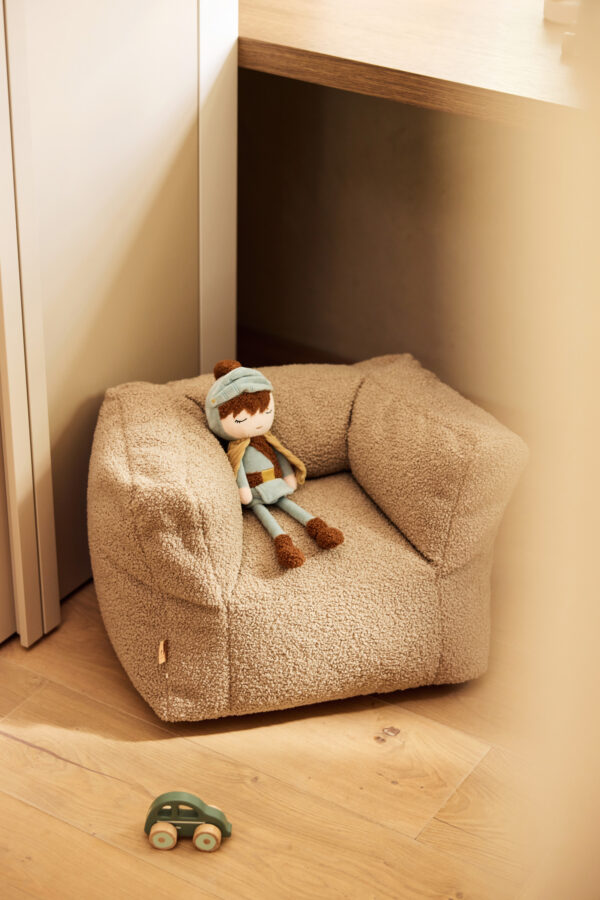 Jollein laste pehme tugitool - Teddy Warm Sand