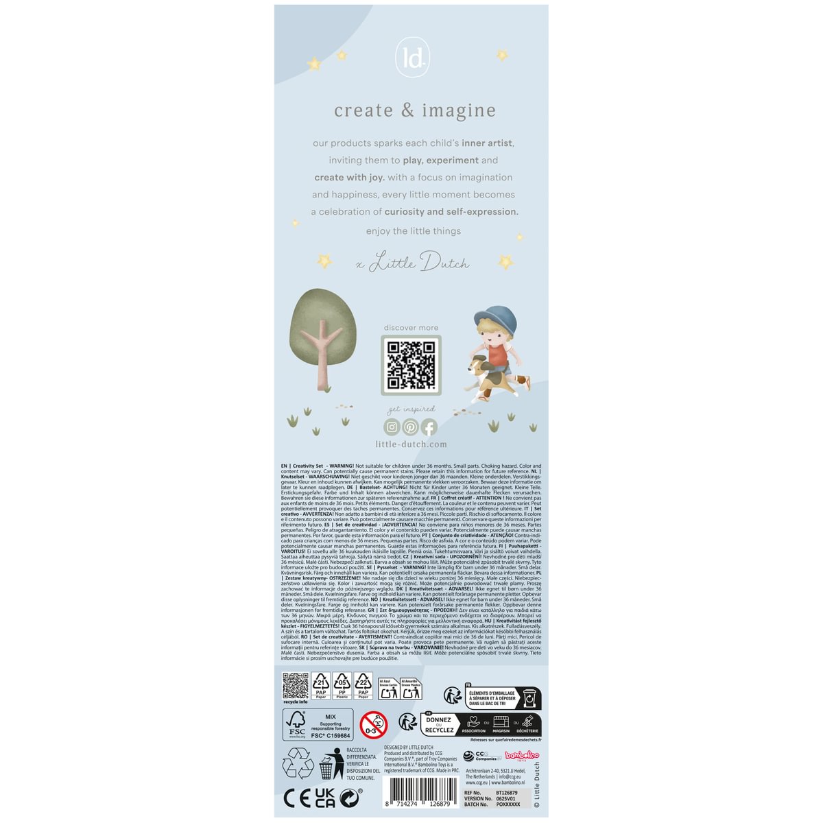 Little Dutch Kunstikomplekt karbis XL, Jim & sõbrad