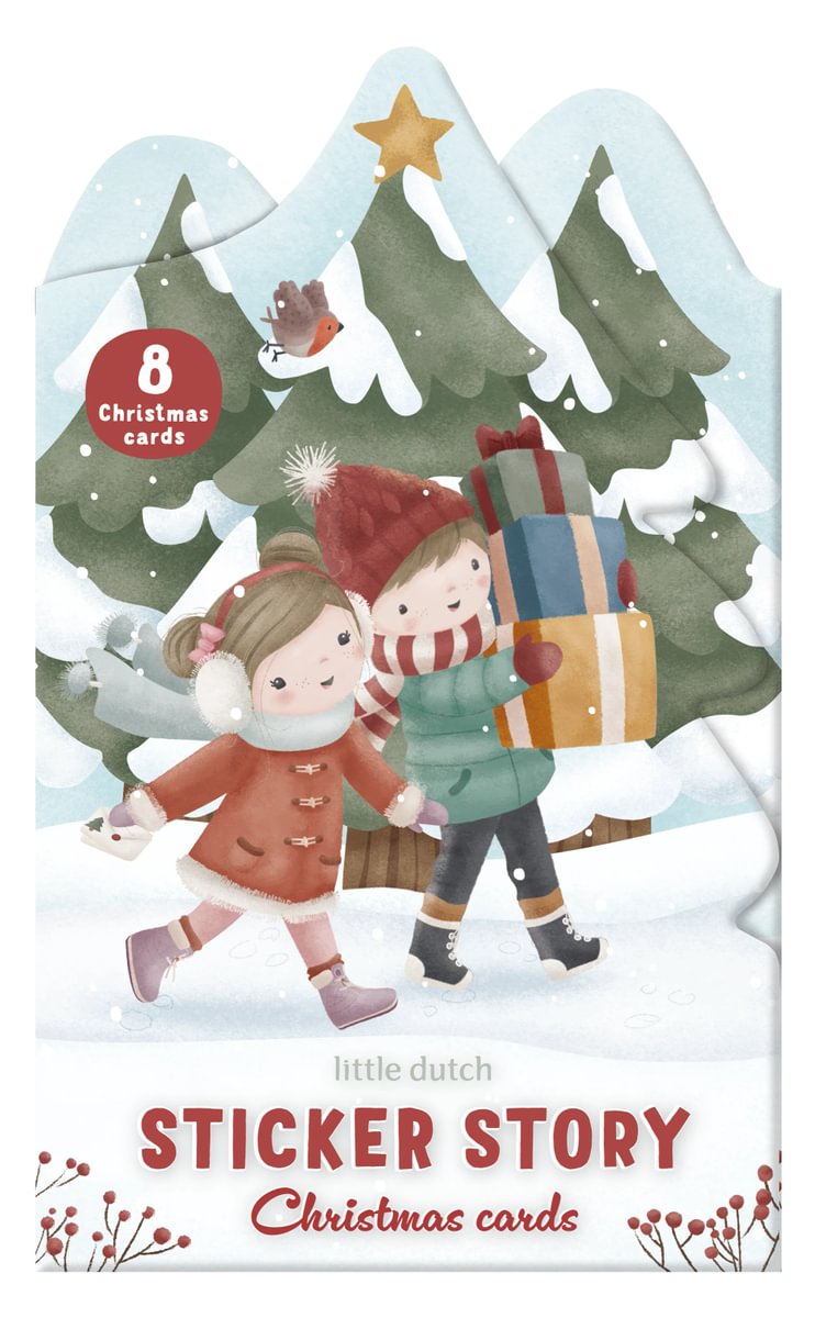 Little Dutch Christmas jõulukaartide meisterdamise komplekt
