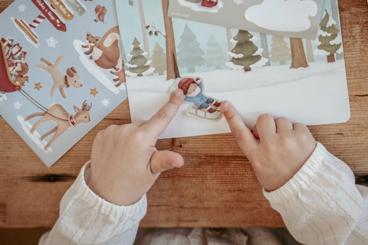Little Dutch Christmas jõulukaartide meisterdamise komplekt