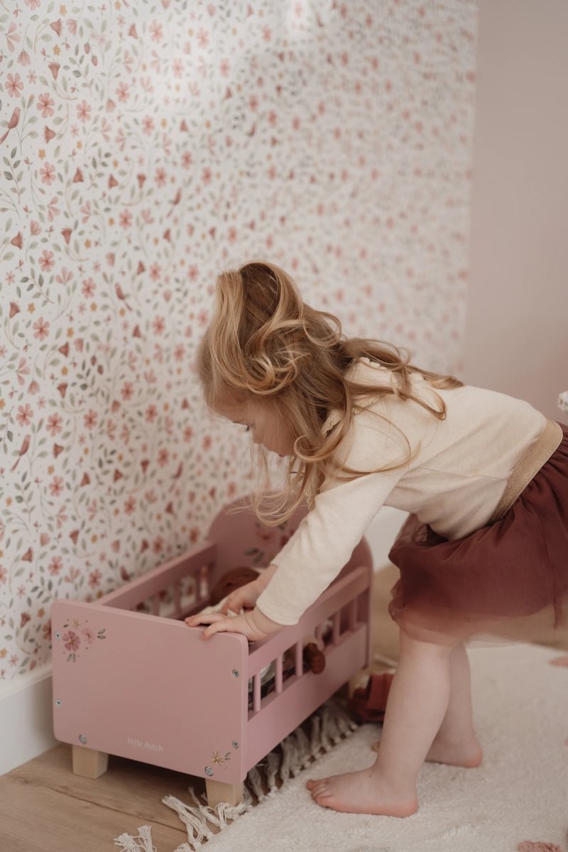 Little Dutch puidust nukuvoodi koos tekstiiliga, FSC