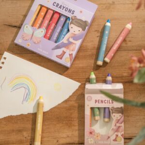 Little Dutch värvipliiatsid "Rosa"