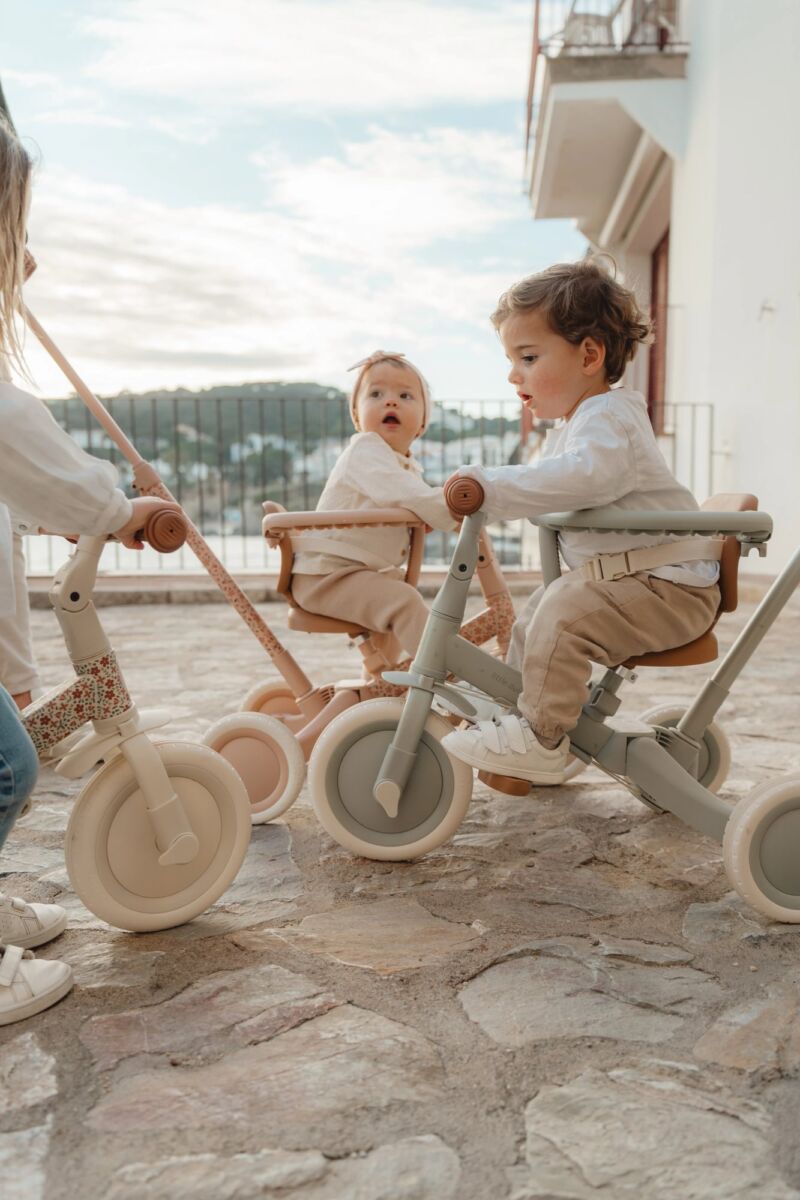 Little Dutch lükkesangaga 4in1 jalgratas, Green