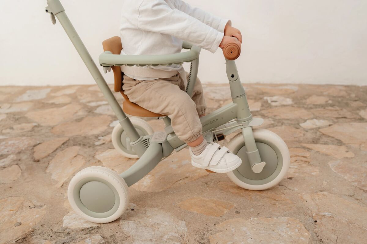 Little Dutch lükkesangaga 4in1 jalgratas, Green