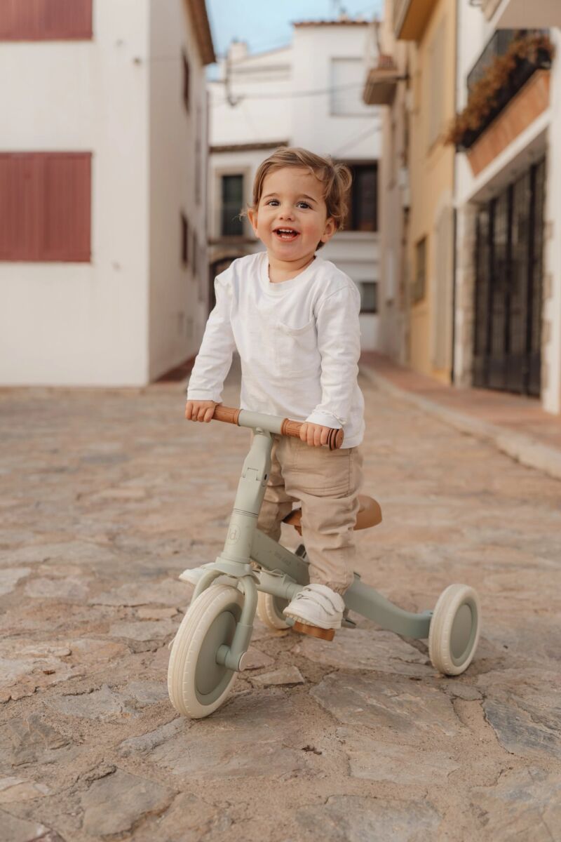 Little Dutch lükkesangaga 4in1 jalgratas, Green