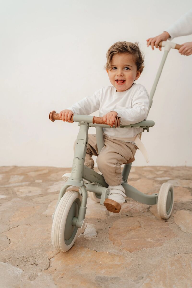 Little Dutch lükkesangaga 4in1 jalgratas, Green