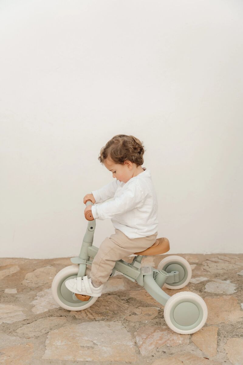 Little Dutch lükkesangaga 4in1 jalgratas, Green