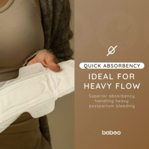 Baboo sünnitusjärgsed hügieenisidemed, 8tk pakis, suurus L