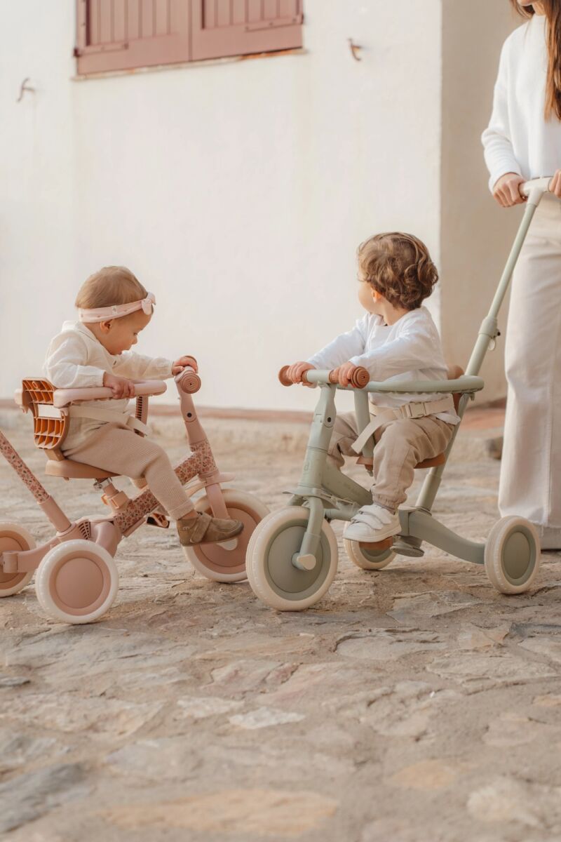 Little Dutch lükkesangaga 4in1 jalgratas, Green