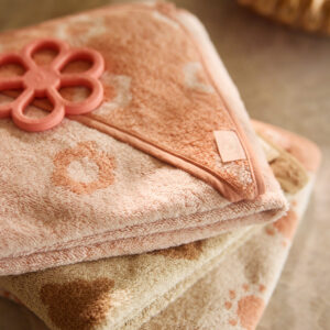 Jolleini pehme kapuutsiga vannirätik 75x75cm, Jacquard