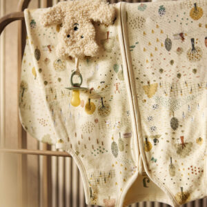 Jollein puuvillane varrukateta magamiskott, Tiny Park