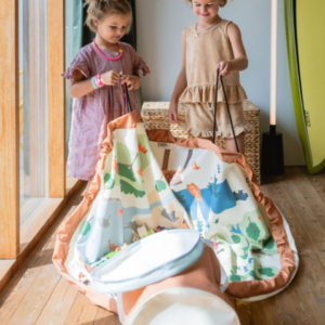 Play&Go 2in1 mänguasjakorv ja mängumatt, Zoo