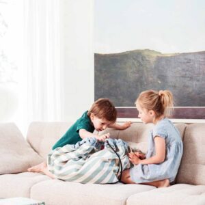 Play&Go 3in1 kaasaskantav mängumatt, Stripes Green