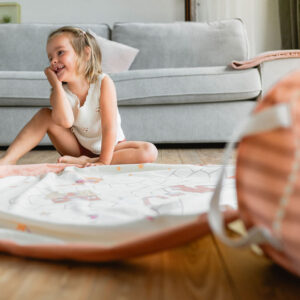 Play&Go 2in1 mänguasjakorv ja mängumatt, Fairyworld