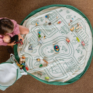 Play&Go 2in1 mänguasjakorv ja mängumatt, Roadmap