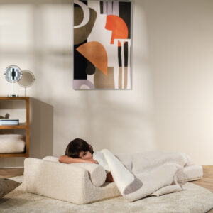 Wigiwama pehme Teddy kangast tugitool Flipster