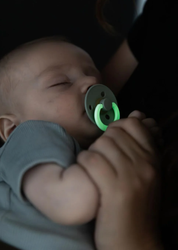 BIBS Colour anatoomilised öölutid GLOW, 2-pakk