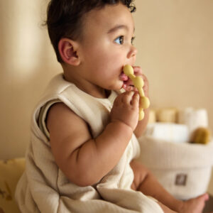 Jollein silikoonist närimisrõngas, Sun Vanilla