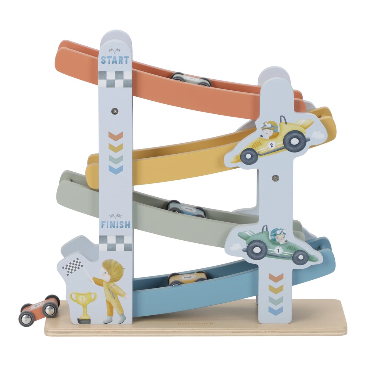 Little Dutch puidust rallirada, Sinine