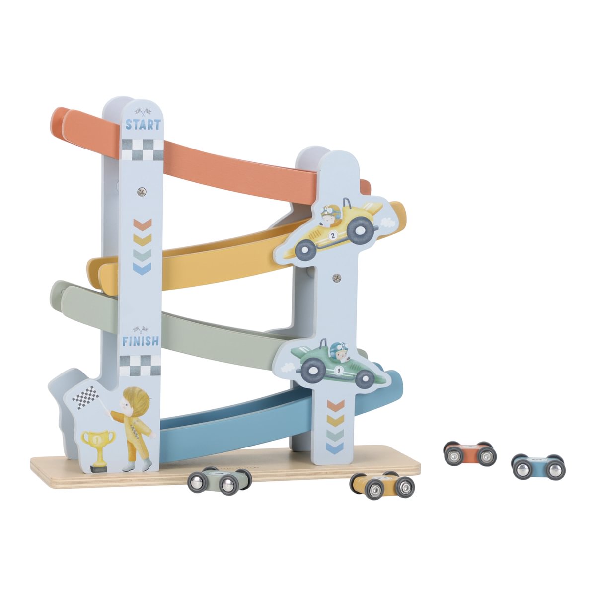 Little Dutch puidust rallirada, Sinine