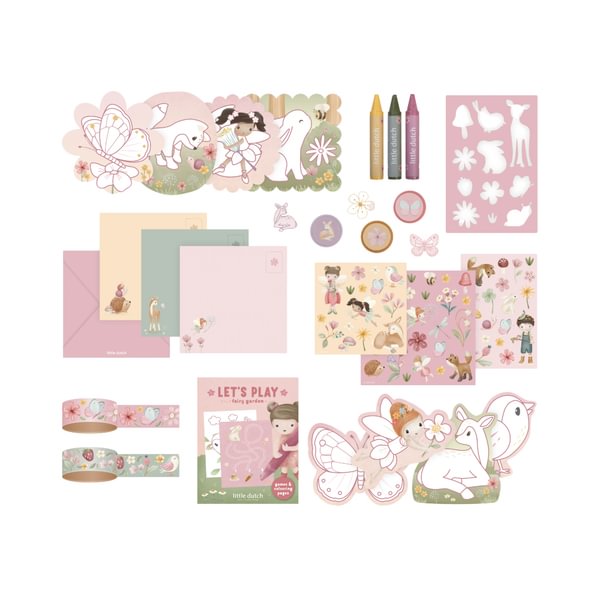 Little Dutch kunstikohver - Rosa & Fairy Garden