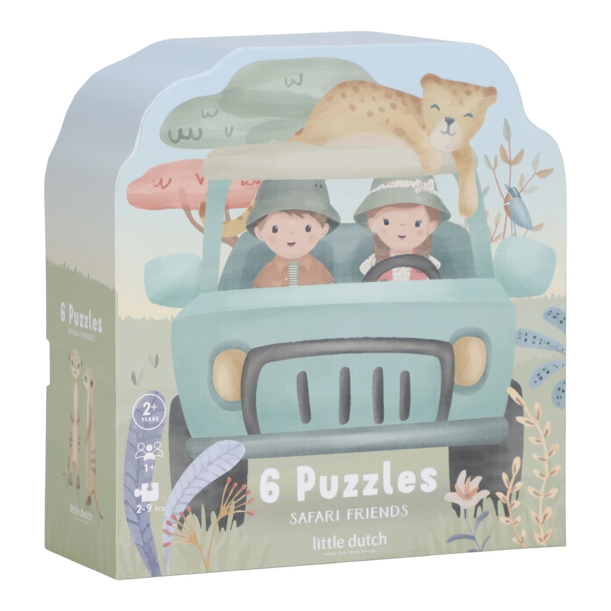 Little Dutch 6in1 pusle - Safari Friends