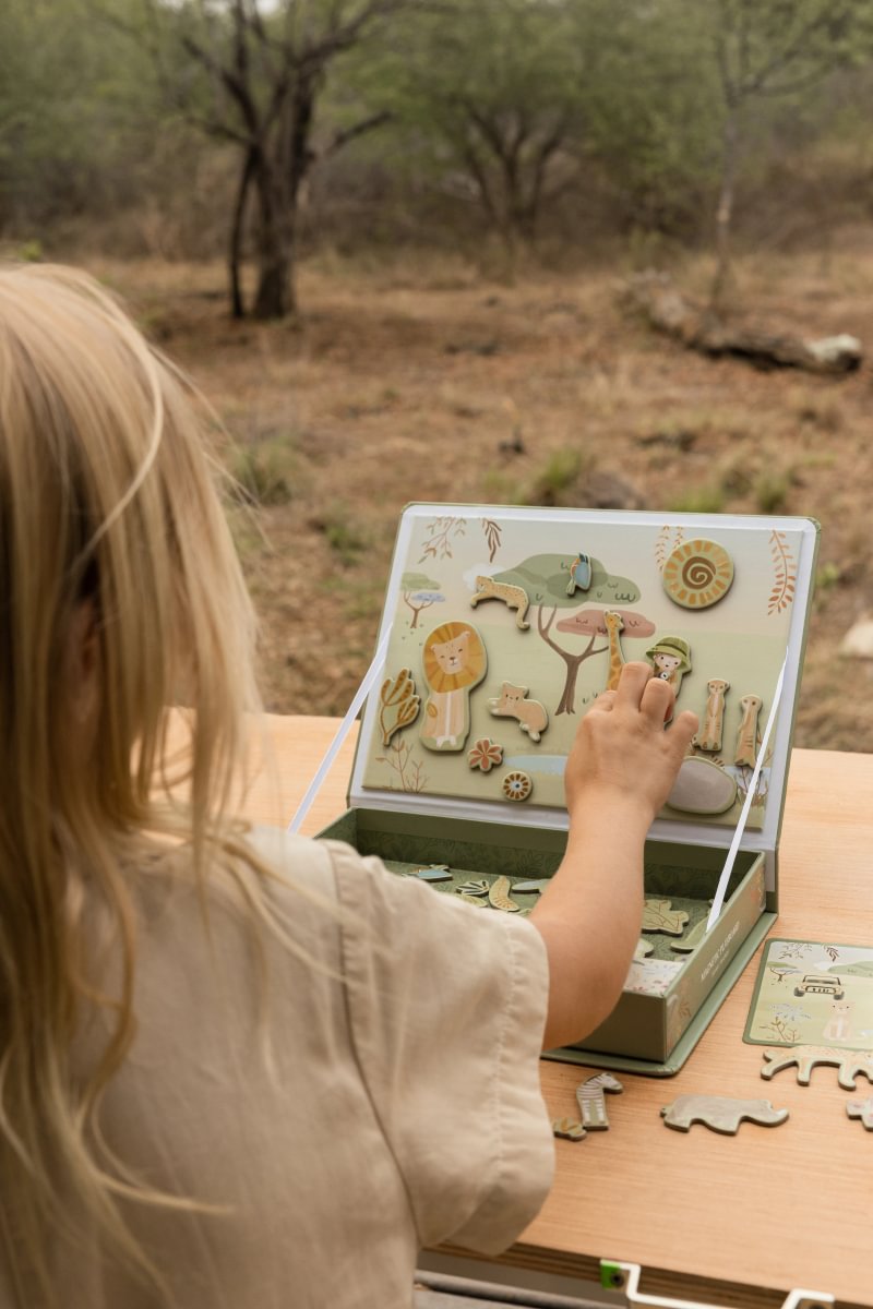 Little Dutch magnetmäng - Safari Friends