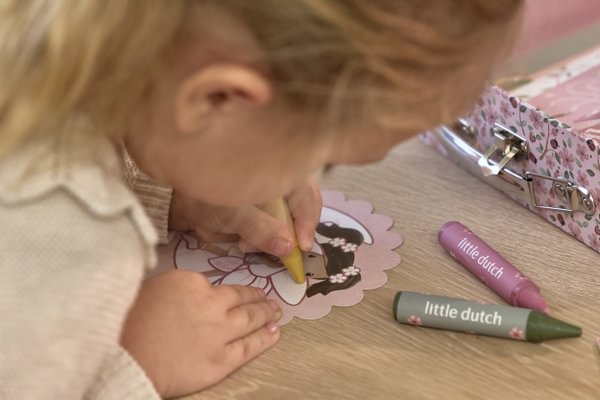 Little Dutch kunstikohver - Rosa & Fairy Garden