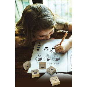 Créa Lign' puidust templite komplekt - Emotsioonid