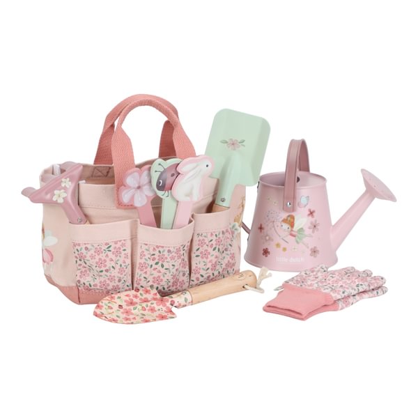 Little Dutch 10-osaline aiatööriistade kinkekomplekt - Fairy Garden