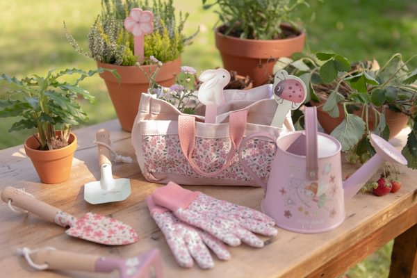 Little Dutch 10-osaline aiatööriistade kinkekomplekt - Fairy Garden